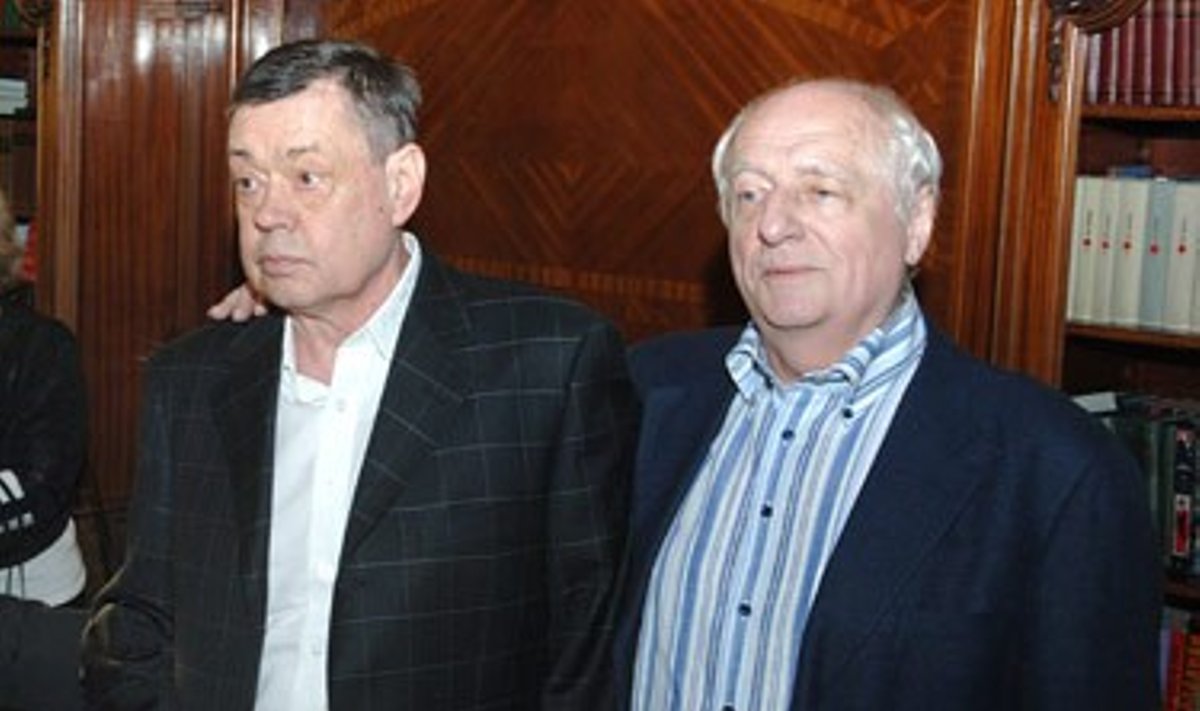 Николай Караченцов и Марк Захаров