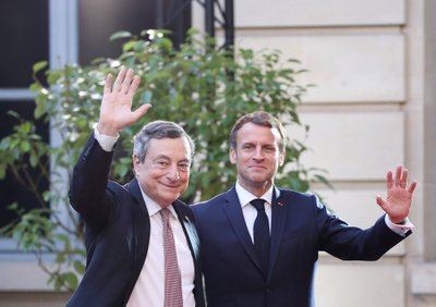 Mario Draghi, Emmanuelis Macronas