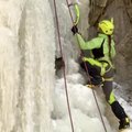 Alpinizmo entuziastai Čekijoje galynėjasi su ledo siena