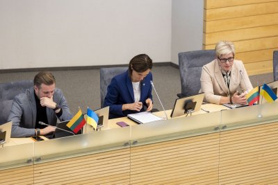 Gabrielius Landsbergis, Viktorija Čmilytė-Nielsen ir Ingrida Šimonytė