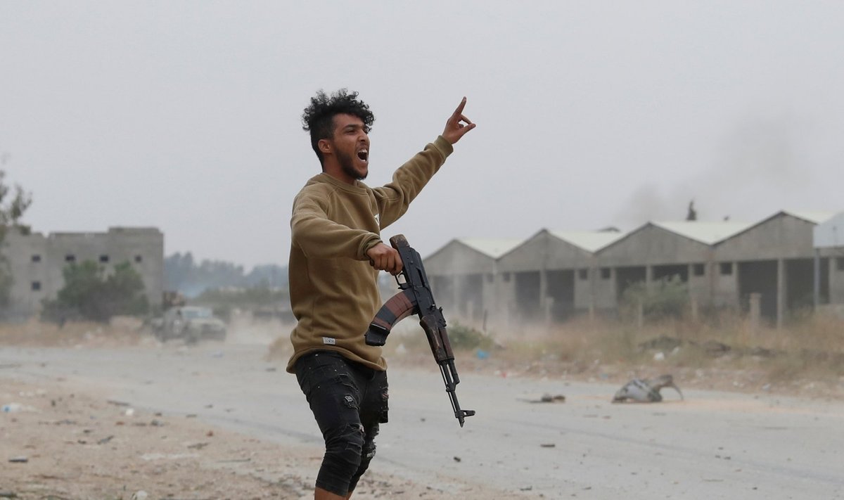 JT pripažintos Libijos vyriausybės kovotojai