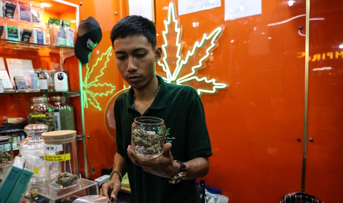 Marihuanos pardavėjas Tailande