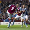 Anglijos lygoje „Aston Villa“ ir „West Bromwich Albion“ klubai pasidalino po tašką