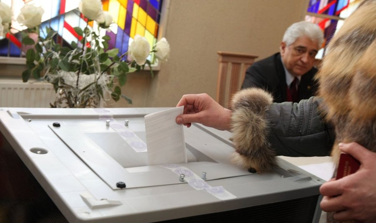 Balsavimas Rusijos ambasadoje