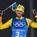 Vyrų estafetėje triumfavo Švedijos biatlonininkai, estai – trylikti