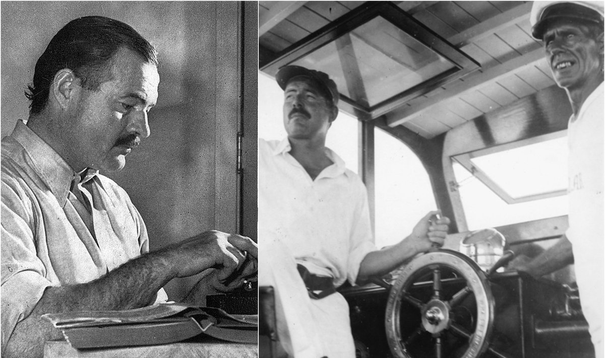 Ernest Hemingway 1939 m. / Jachtoje "Pilar"