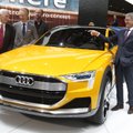 „Audi“ pristatė vandeniliu varomą elektromobilį