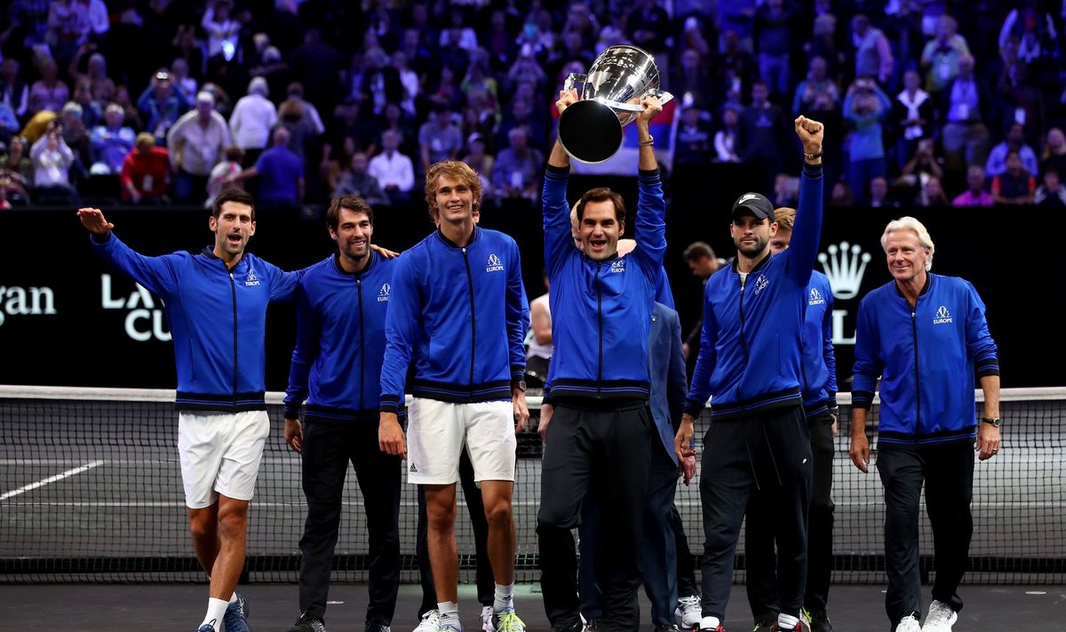 „Laver Cup“ teniso turnyre europiečiai pranoko likusį pasaulį