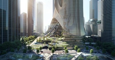 „Tower C“ (Zaha Hadid Architects nuotr.)