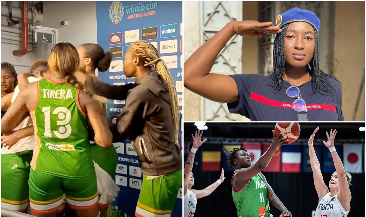 Salimatou Kourouma (viršuje), Kamite Dabou (apačioje, Foto: Instagram ir FIBA)
