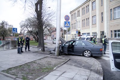 Avarija Karaliaus Mindaugo prospekte Kaune