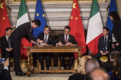 Kinija ir Italija pasirašo bendradarbiavimo sutartį