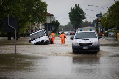Šiaurės Italiją siaubia potvyniai