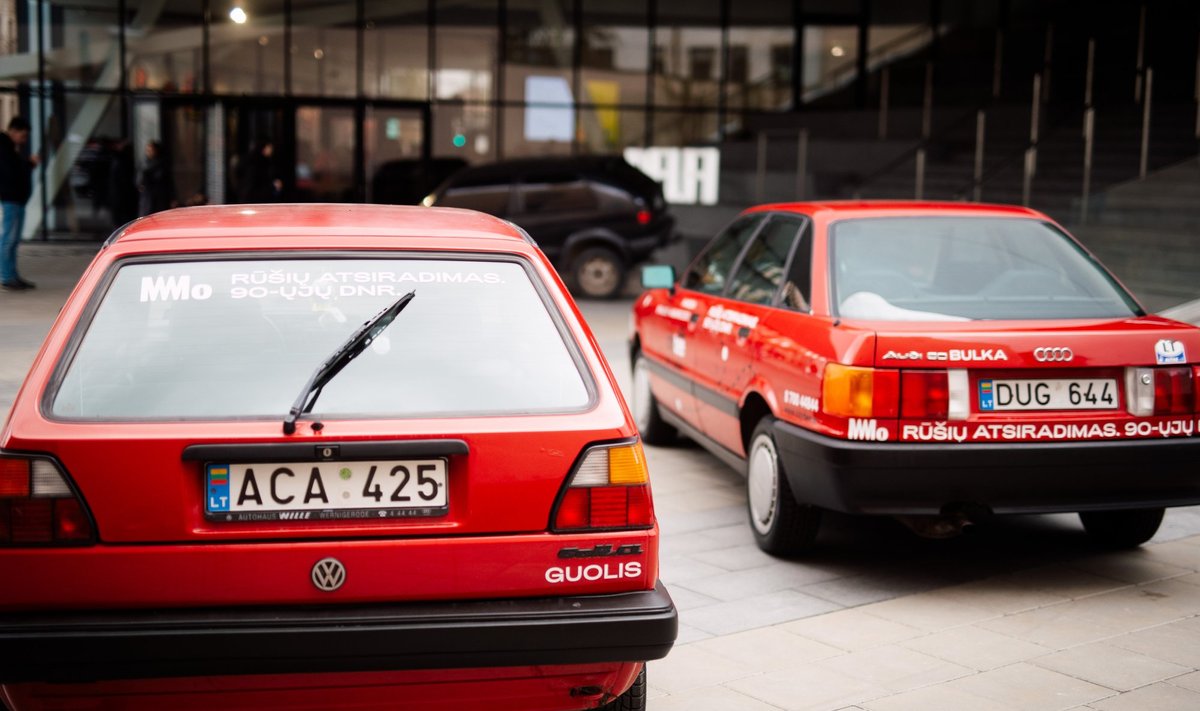 "Audi 80" ir "Volkswagen Golf Mk II"