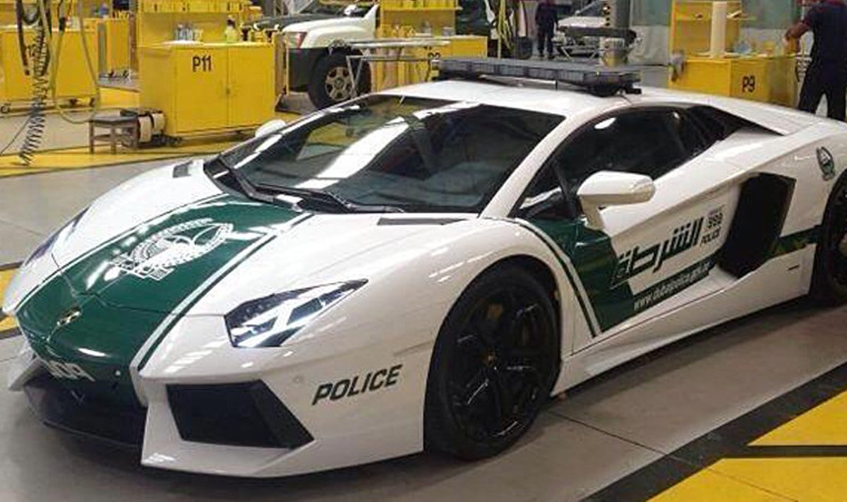 Dubajaus policijos Lamborghini Aventador