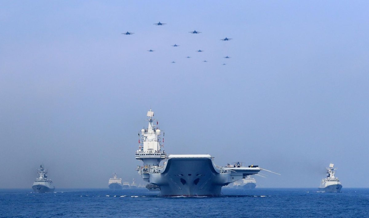 Kinijos laivyno paradas