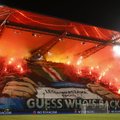 „Legia“ fanai kūrė ir stebuklingą atmosferą stadione, ir mušėsi tribūnose