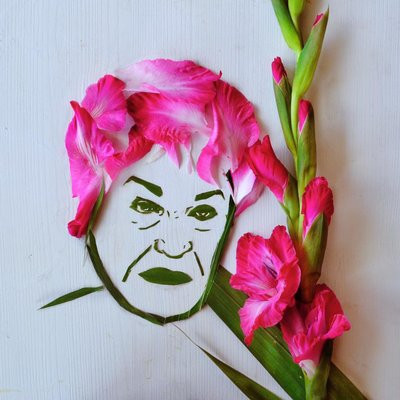 Jolitos Vaitkutės kurtas Audronės Pitrėnienės portretas