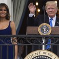 Varšuvoje viešinti M. Trump pasakė jaudinančią kalbą apie gyvenimą be baimės