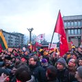 Some 5,000 gather in protest rally outside Seimas