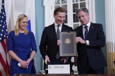 Suomija stiprina karinius ryšius su JAV