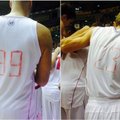 Kuriozas Rusijos rinktinėje: ant žaidėjų marškinėlių puikavosi nupiešti numeriai