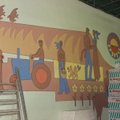 Krakių kultūros centre nebeliks sovietmetį menančios freskos