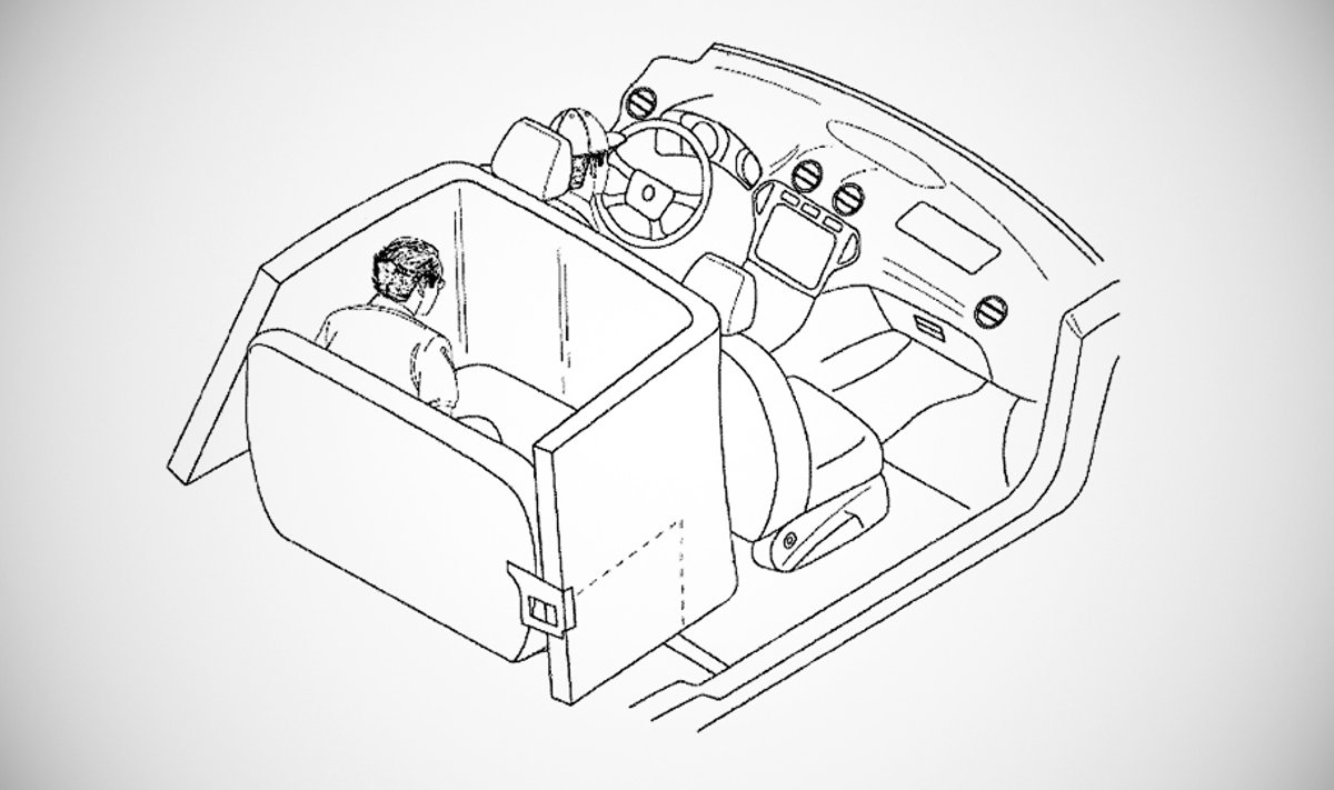 "Ford" patentavo naują saugos pagalvių sistemą