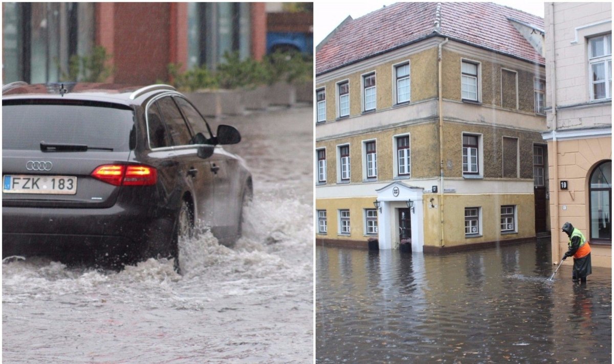 Lietuvą skandina potvyniai