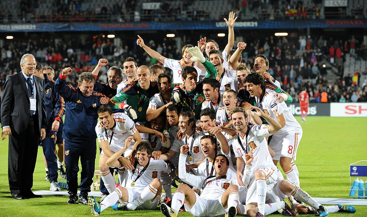 Ispanijos jaunimo (U21) futbolo rinktinė - Europos čempionė 