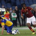 „Roma“ sumažino savo atsilikimą nuo „Juventus“ klubo