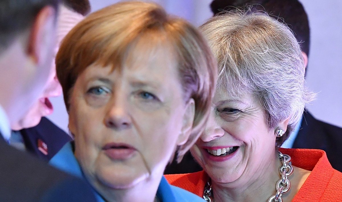 Theresa May, Angela Merkel