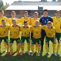 Baltijos futbolo taurės turnyro starte Lietuvos septyniolikmečių lygiosios