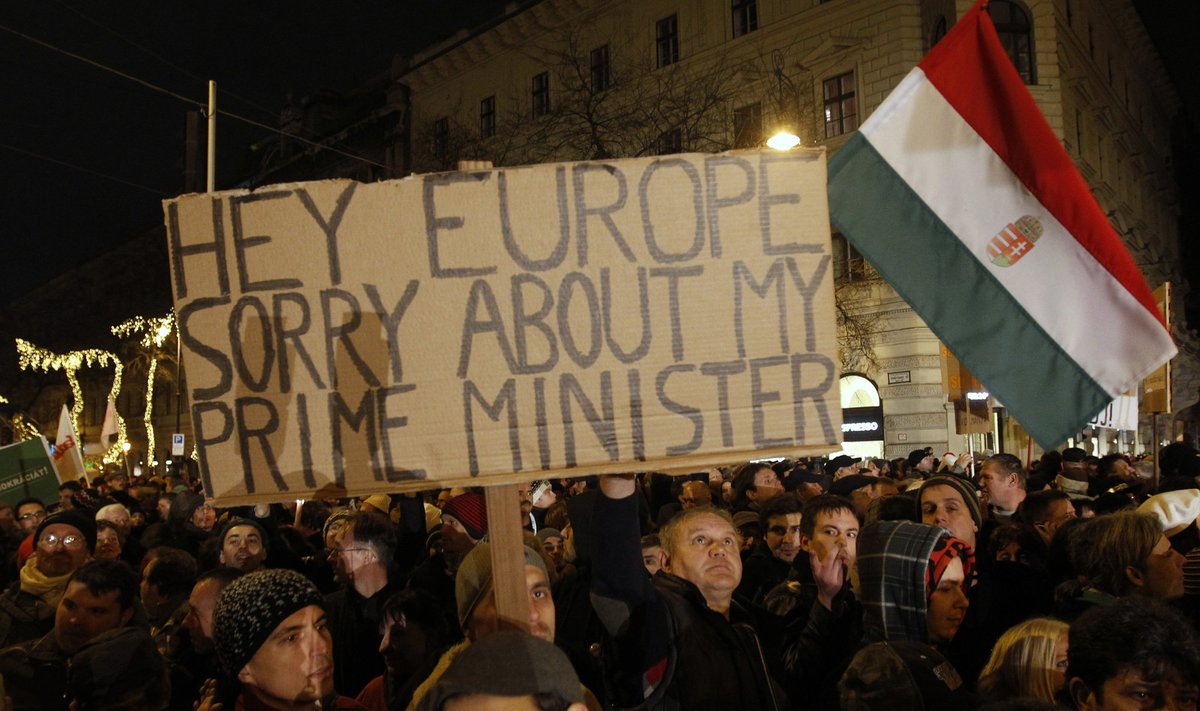 Protestas Vengrijoje