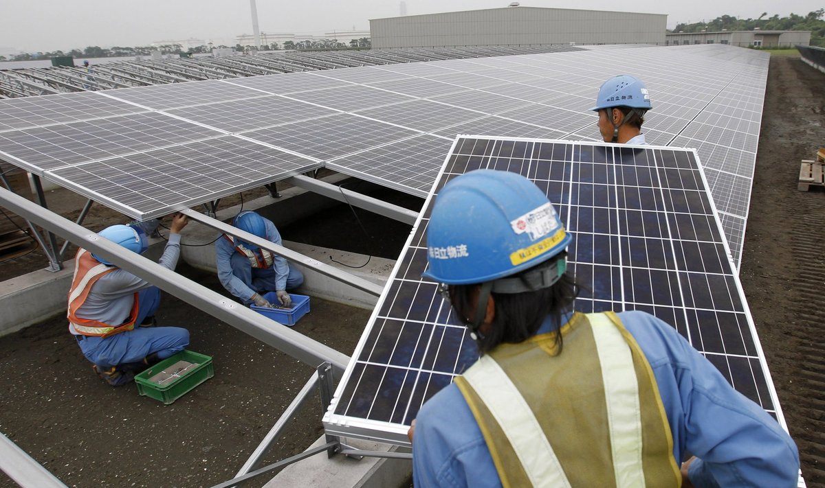 Saulės jėgainės Japonijoje