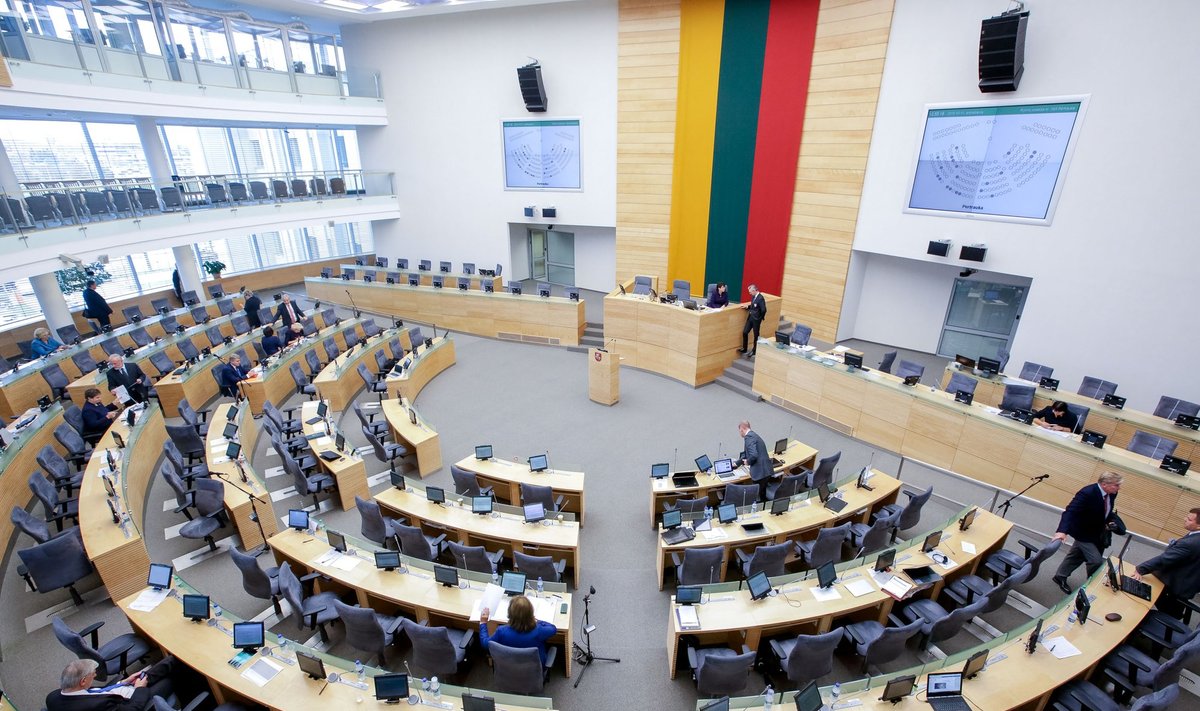 Seimas main hall