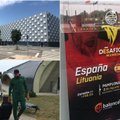 Lietuviai su ispanais krepšiniu „krikštys“ areną, norėjusią išvysti žaidžiantį Sabonį