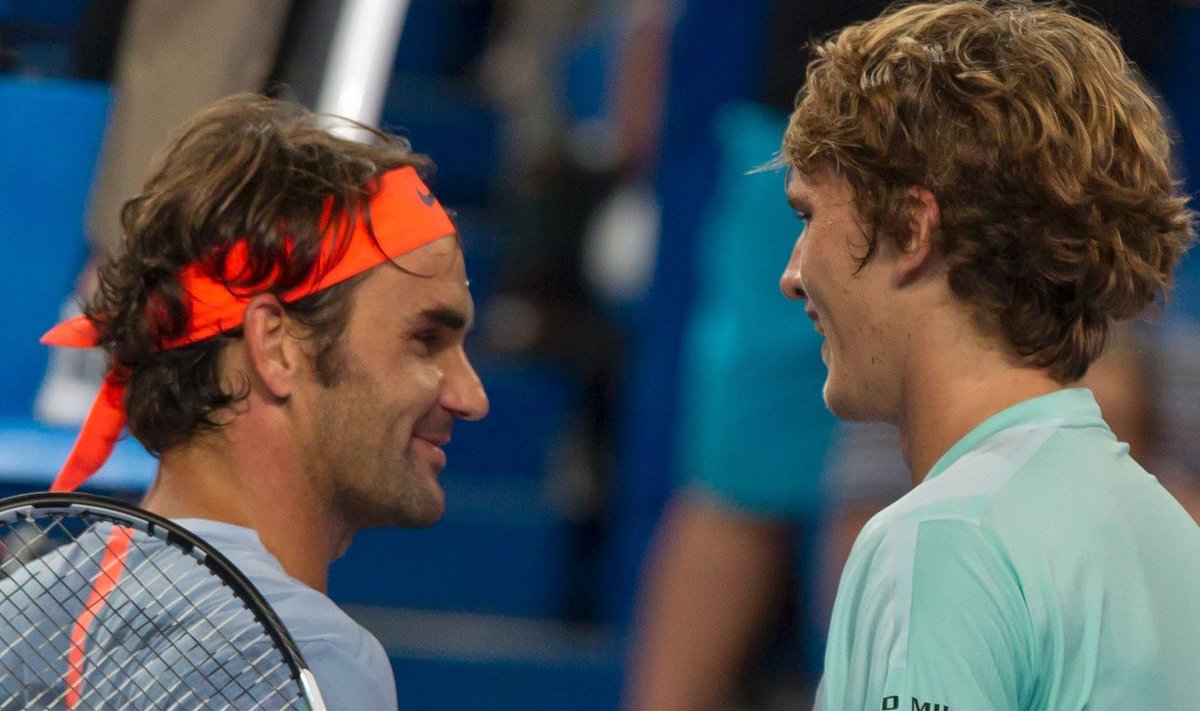 Roger Federeris ir Aleksandras Zverevas