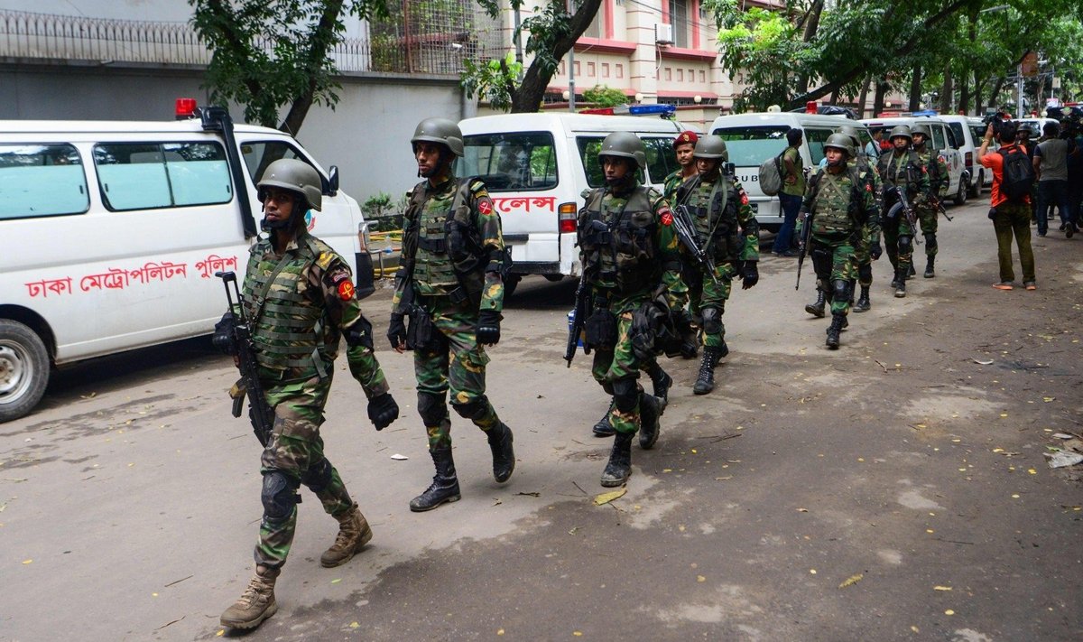 Bangladešo kariuomenės veiksmai po islamistų išpuolio