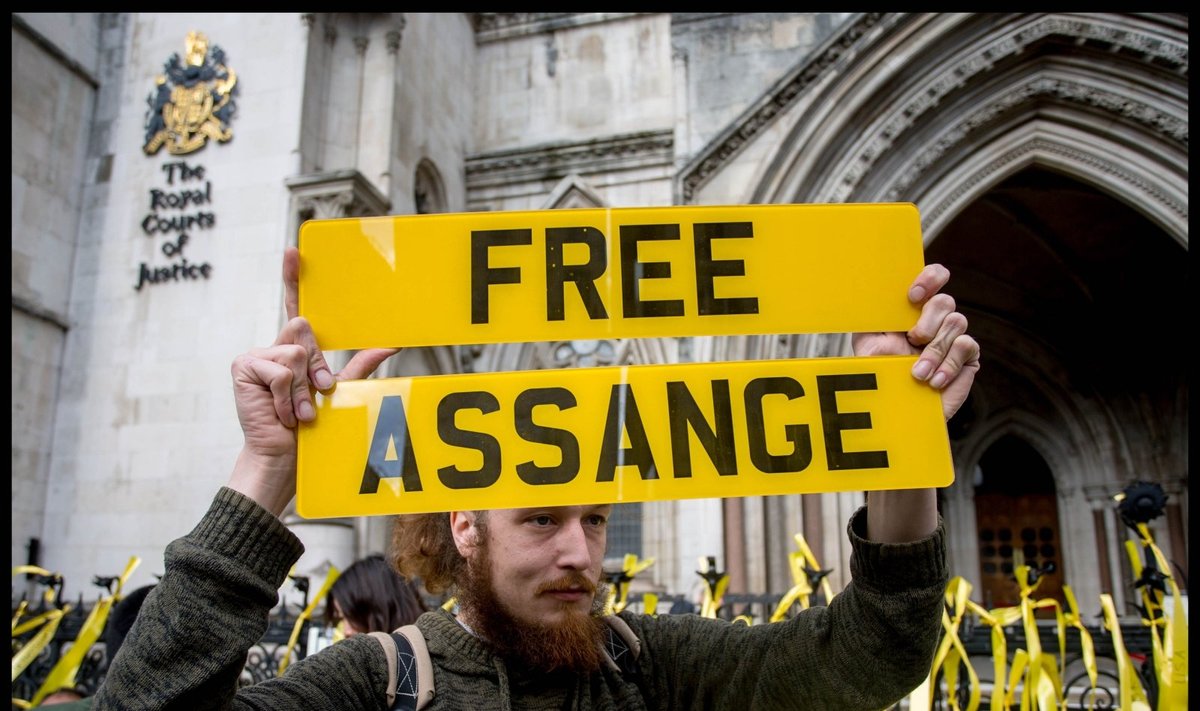 Assange'o palaikytojai