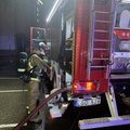 Didelės ugniagesių pajėgos Lazdijų rajone gesino restorane kilusį gaisrą