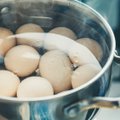 Kaip kas kartą nepriekaištingai išvirti kietus kiaušinius