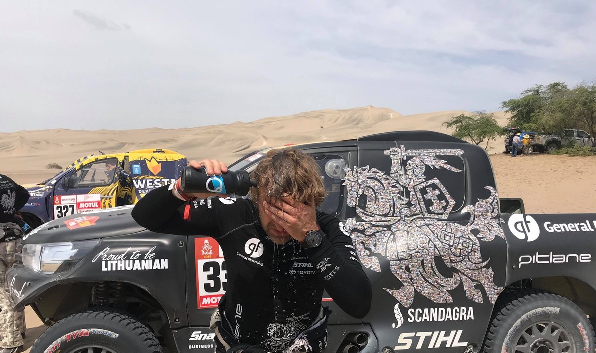 Benediktas Vanagas finišavo 2019 Dakaro antrame greičio ruože