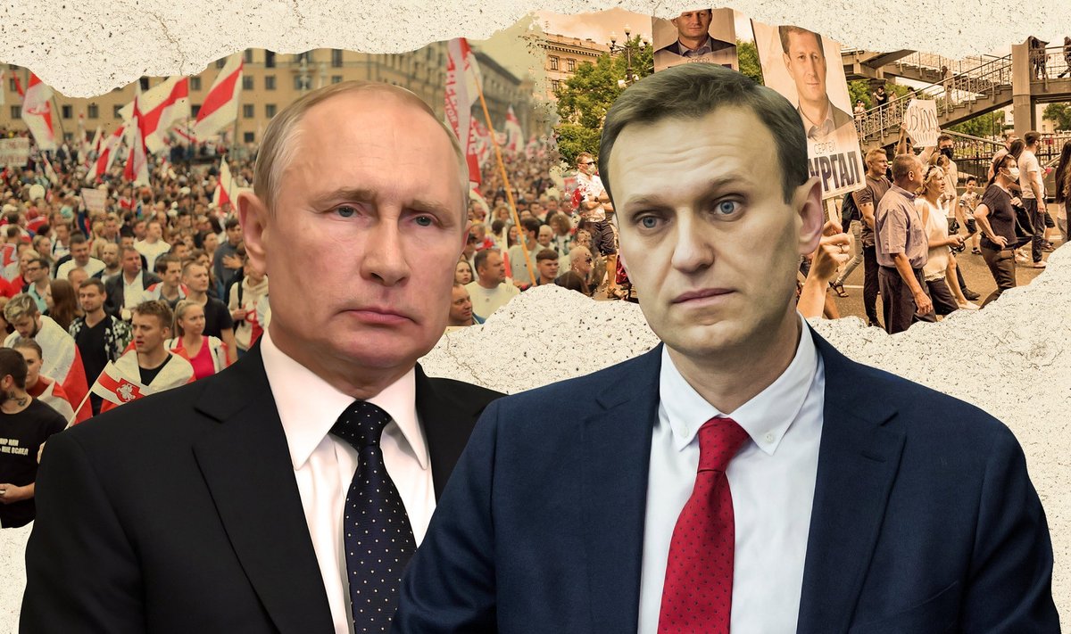 Putinas, Navalnas / Delfi montažas, Scanpix (Itar-Tass nuotr.)