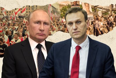 Putinas, Navalnas / Delfi montažas, Scanpix (Itar-Tass nuotr.)