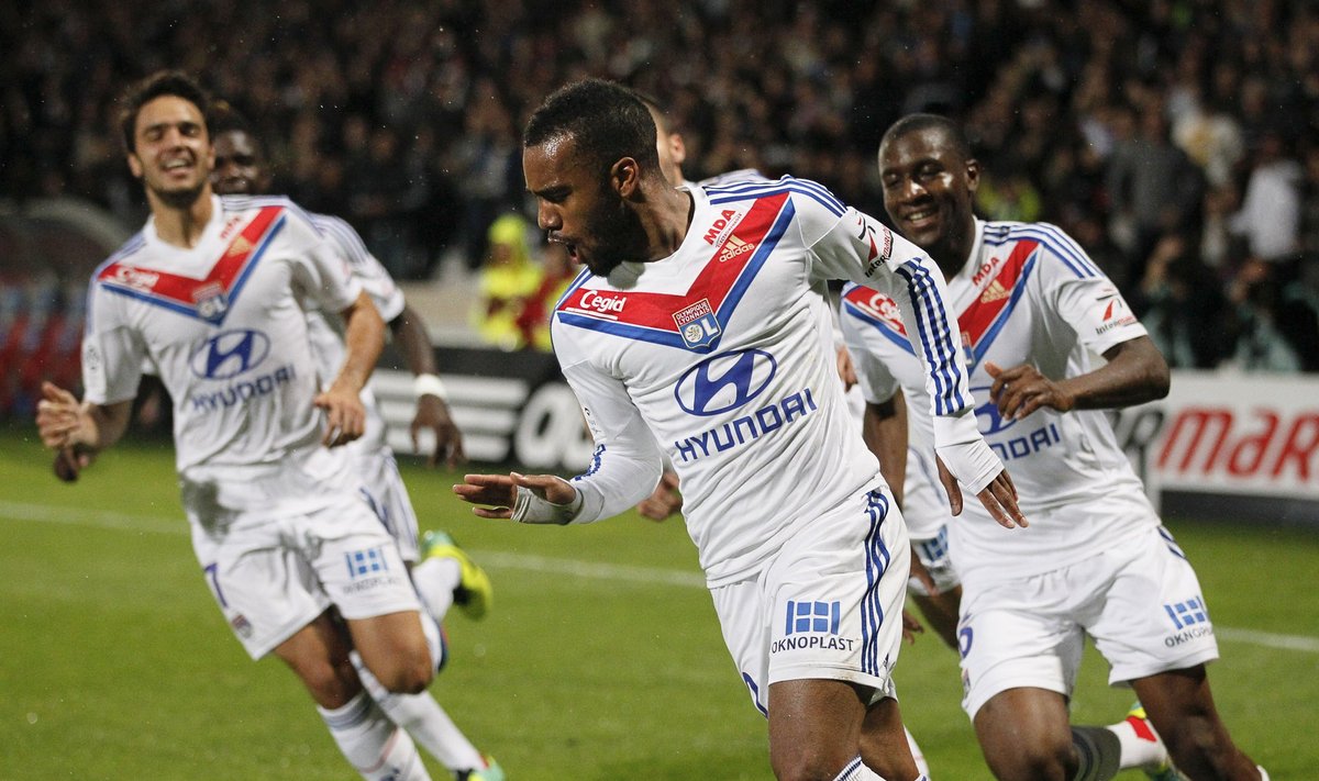 “Lyon“ futbolininkų džiaugsmas