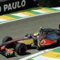 Brazilijos GP penktadienio abiejose treniruotėse greičiausias - L.Hamiltonas