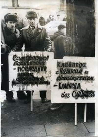 „Jedinstvos“ mitinge Klaipėdoje, 1989 m. / Wikipedia.org