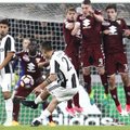 Turino klubų derbyje „Juventus“ išplėšė tašką paskutinę akimirką