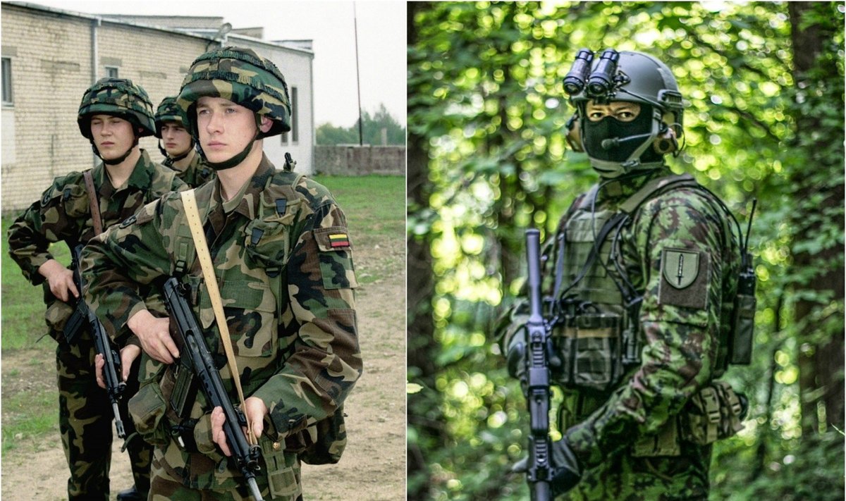 Lietuvos kariai 2003 ir 2017 metais